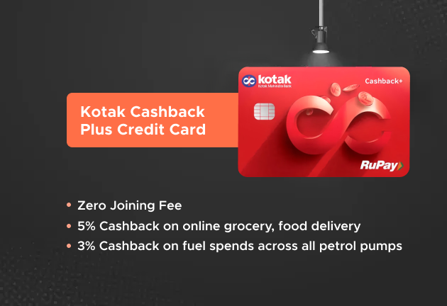 Kotak Cashback Plus Credit Card